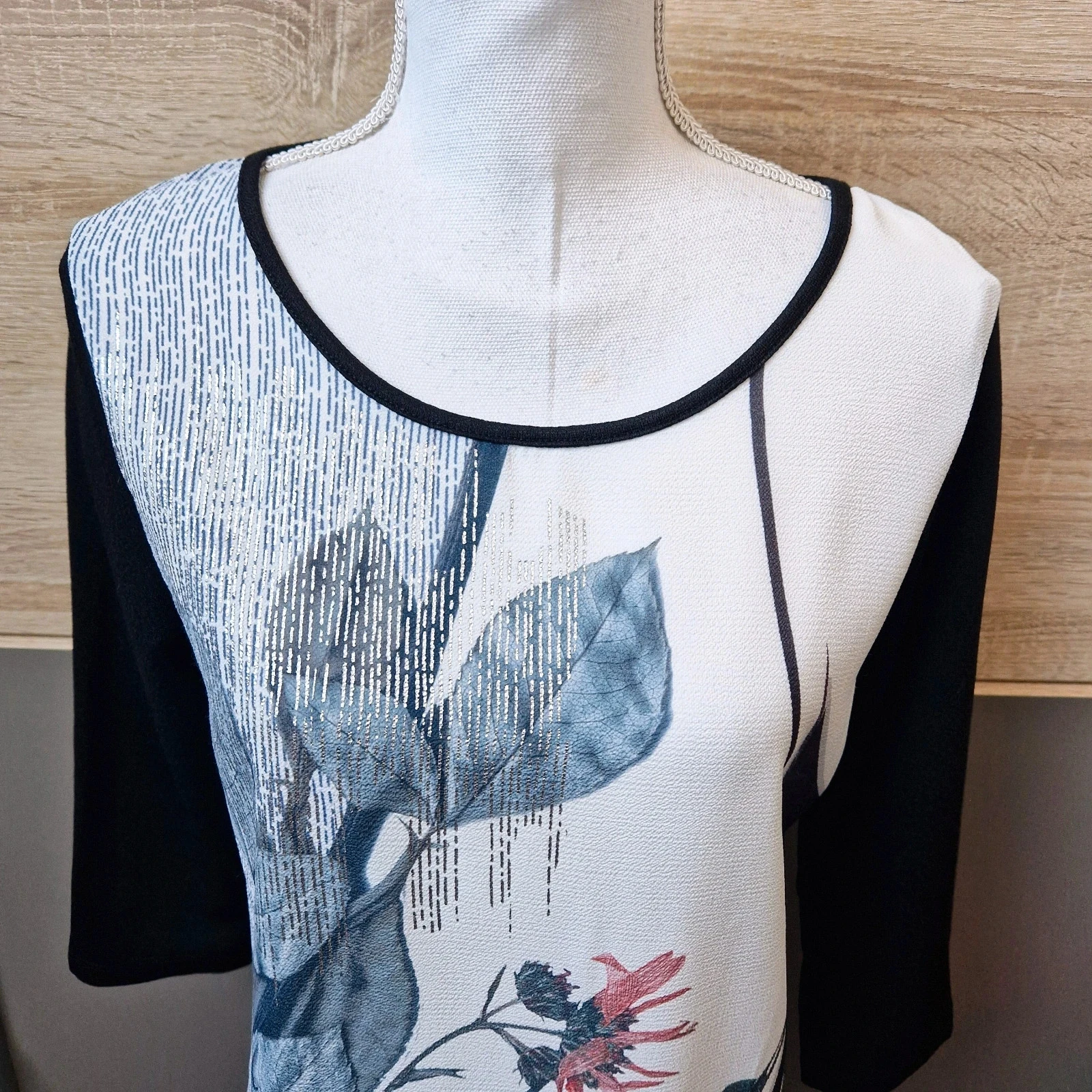 Grain de Malice 3/4 sleeve blouse Size M – photo 2